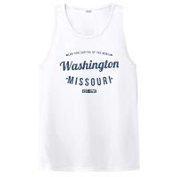 Washington Missouri Vintage Souvenir Washington PosiCharge Competitor Tank