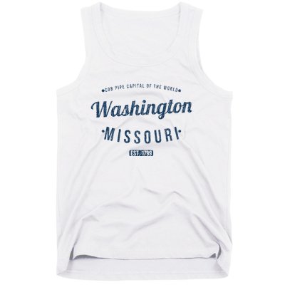 Washington Missouri Vintage Souvenir Washington Tank Top