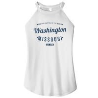 Washington Missouri Vintage Souvenir Washington Women's Perfect Tri Rocker Tank