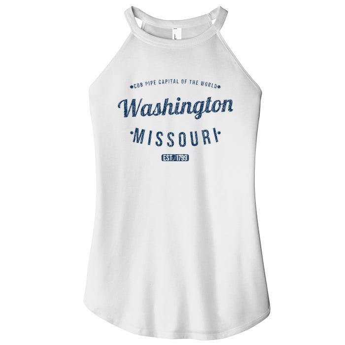 Washington Missouri Vintage Souvenir Washington Women's Perfect Tri Rocker Tank