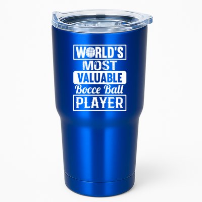World Most Valuable Bocce Ball Player Bocce Ball Gift Tumbler