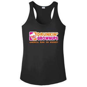 Whiskey Men Women Drunkin Grownups Whiskey Drinker Gifts Ladies PosiCharge Competitor Racerback Tank