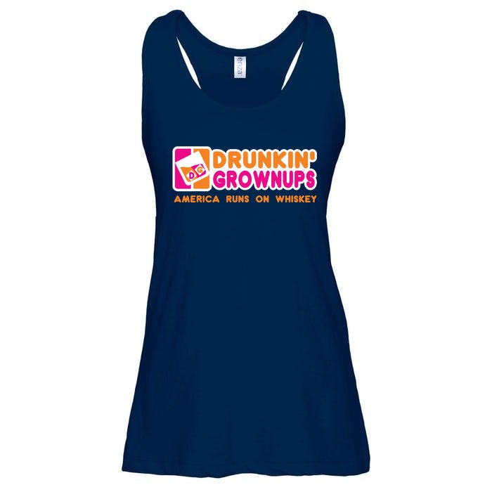 Whiskey Men Women Drunkin Grownups Whiskey Drinker Gifts Ladies Essential Flowy Tank