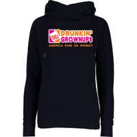 Whiskey Men Women Drunkin Grownups Whiskey Drinker Gifts Womens Funnel Neck Pullover Hood