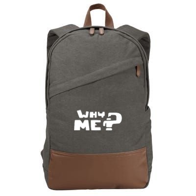 Why Me Cotton Canvas Backpack