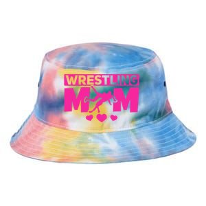 Wrestling Mama Wrestle Wrestler Mom I Wrestling Mom Gift Tie Dye Newport Bucket Hat