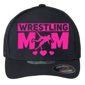 Wrestling Mama Wrestle Wrestler Mom I Wrestling Mom Gift Flexfit Unipanel Trucker Cap