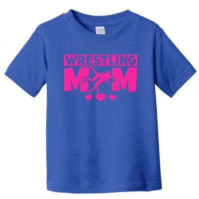 Wrestling Mama Wrestle Wrestler Mom I Wrestling Mom Gift Toddler T-Shirt