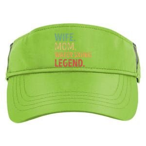 Wife Mom Water Skiing Legend Meaningful Gift Adult Drive Performance Visor