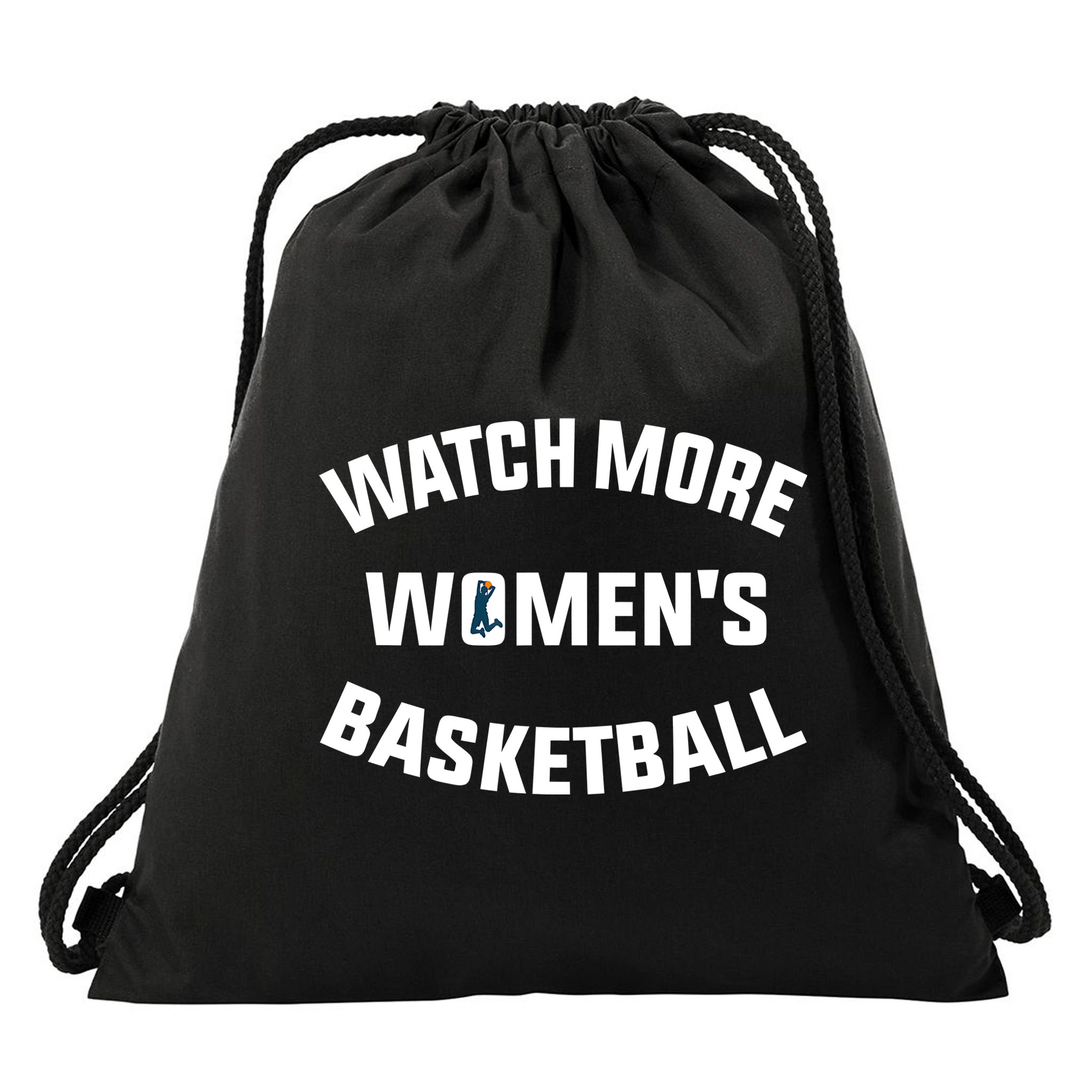 Watch More Women's Basketball Drawstring Bag