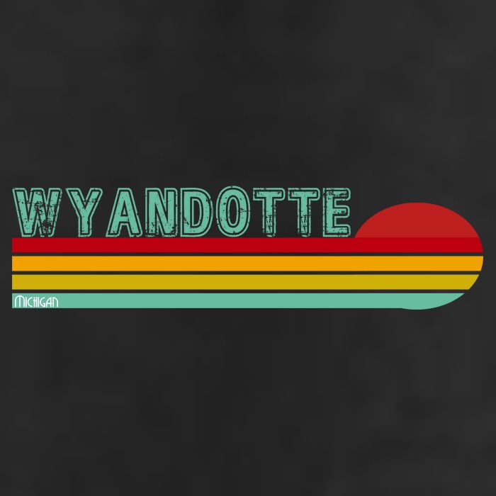 Wyandotte Michigan 7 Panel Mesh Trucker Snapback Hat
