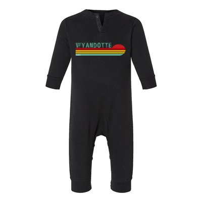 Wyandotte Michigan Infant Fleece One Piece