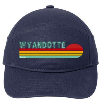 Wyandotte Michigan 7-Panel Snapback Hat