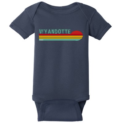 Wyandotte Michigan Baby Bodysuit