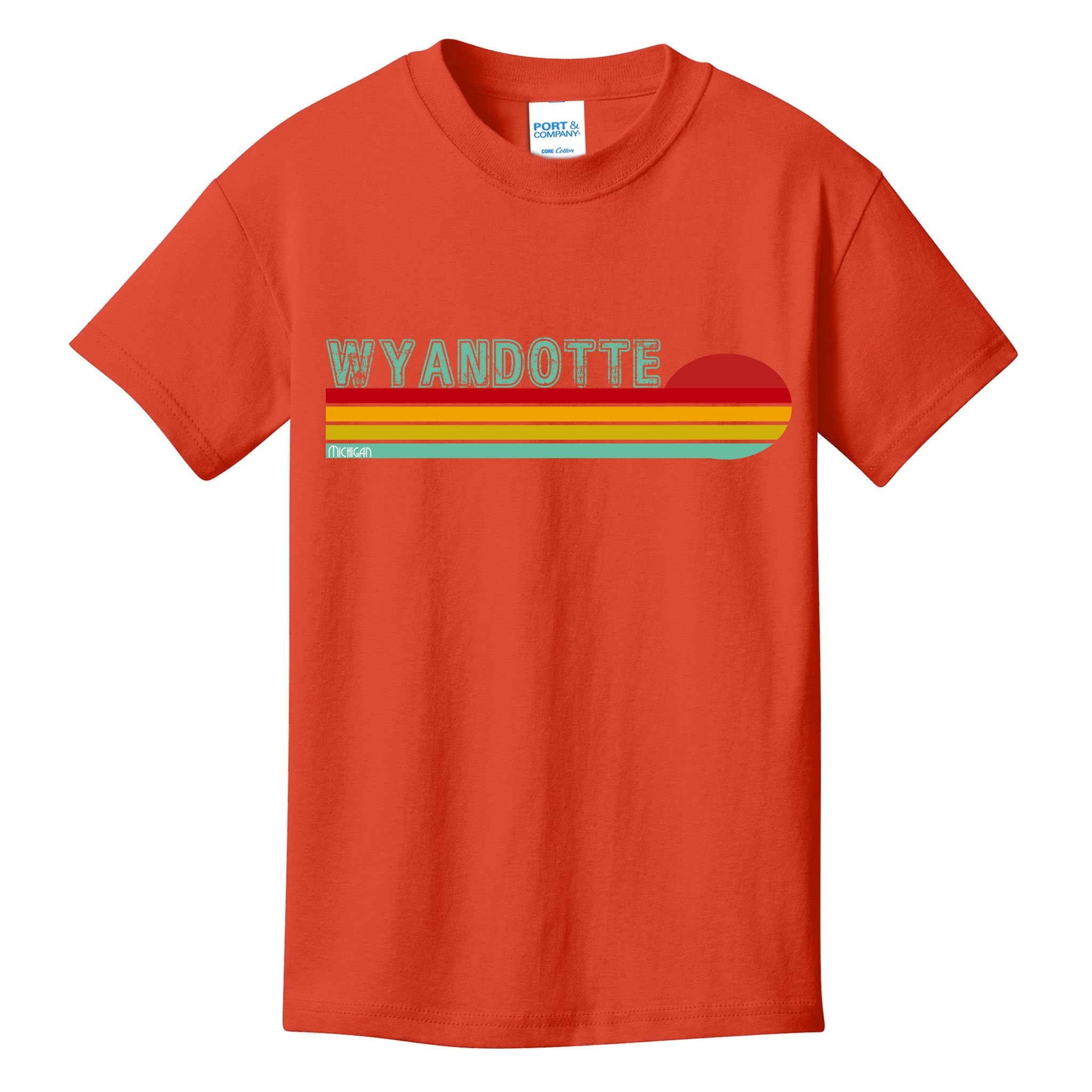 Wyandotte Michigan Kids T-Shirt
