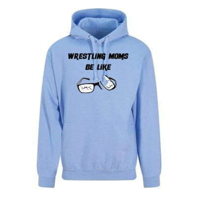 Wrestling Mom Unisex Surf Hoodie