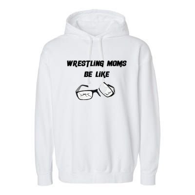 Wrestling Mom Garment-Dyed Fleece Hoodie