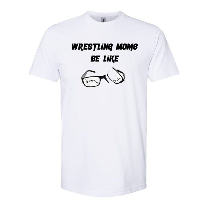 Wrestling Mom Softstyle CVC T-Shirt