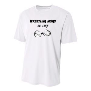 Wrestling Mom Youth Performance Sprint T-Shirt