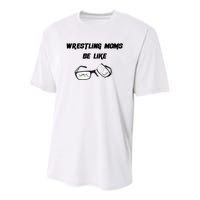 Wrestling Mom Youth Performance Sprint T-Shirt