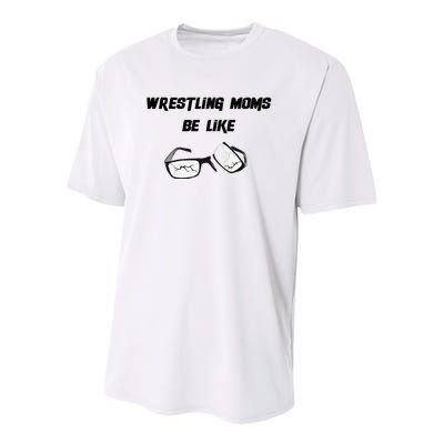 Wrestling Mom Youth Performance Sprint T-Shirt