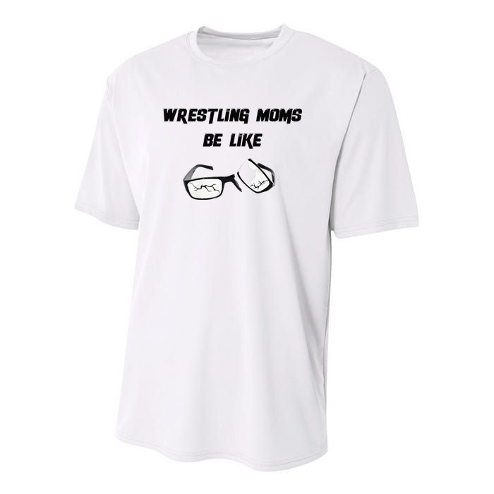 Wrestling Mom Youth Performance Sprint T-Shirt