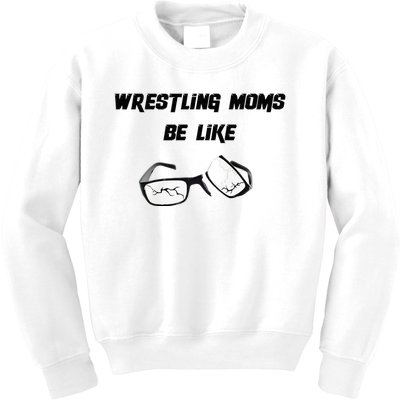 Wrestling Mom Kids Sweatshirt