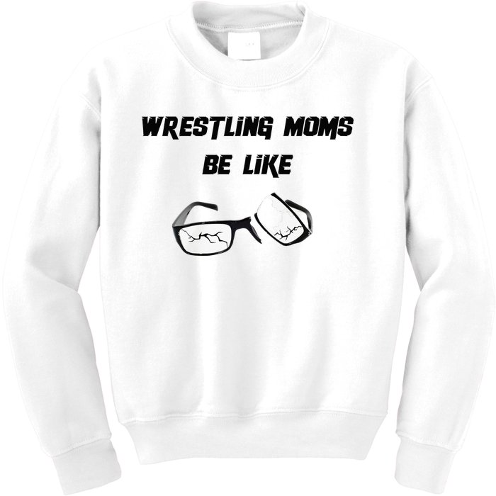 Wrestling Mom Kids Sweatshirt