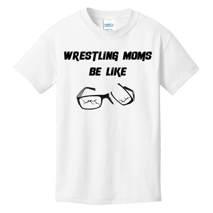 Wrestling Mom Kids T-Shirt