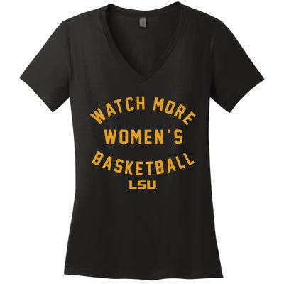 Watch More Wbb Women's V-Neck T-Shirt