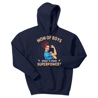 Womens Mom, What's Your Superpower, Mommy Gifts Kids Hoodie