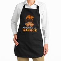Womens MS Warrior Messy Bun - Multiple Sclerosis Awareness Apron