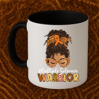 Womens MS Warrior Messy Bun - Multiple Sclerosis Awareness Mug