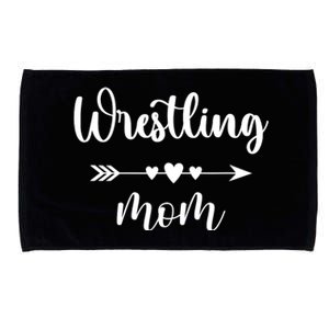 Wrestling Mom Wo Wrestler Gift Wrestling Martial Arts Microfiber Hand Towel