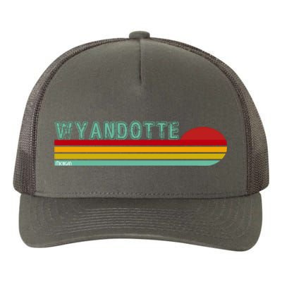 Wyandotte Michigan Yupoong Adult 5-Panel Trucker Hat