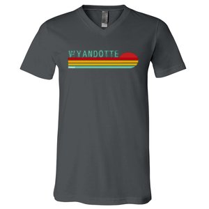 Wyandotte Michigan V-Neck T-Shirt