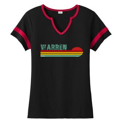 Warren Michigan Ladies Halftime Notch Neck Tee