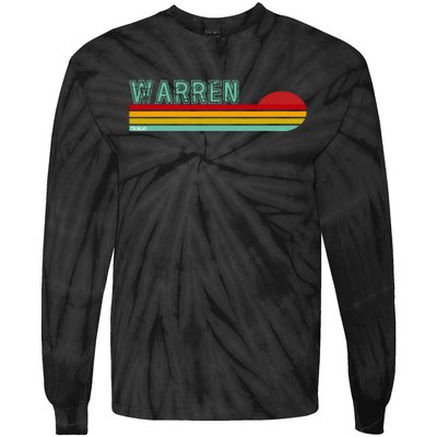 Warren Michigan Tie-Dye Long Sleeve Shirt