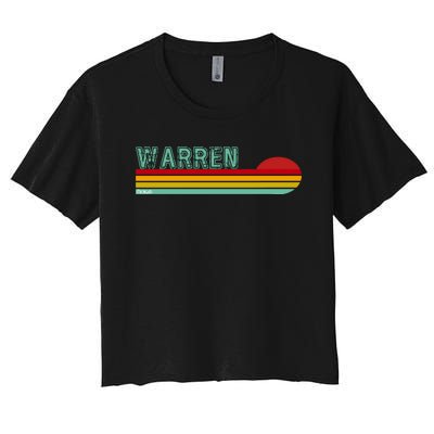 Warren Michigan Women's Crop Top Tee