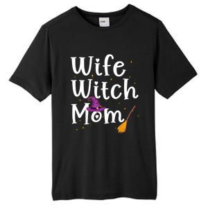 Wife Mom Witch Funny Halloween Costume For Mommy Gift Tall Fusion ChromaSoft Performance T-Shirt