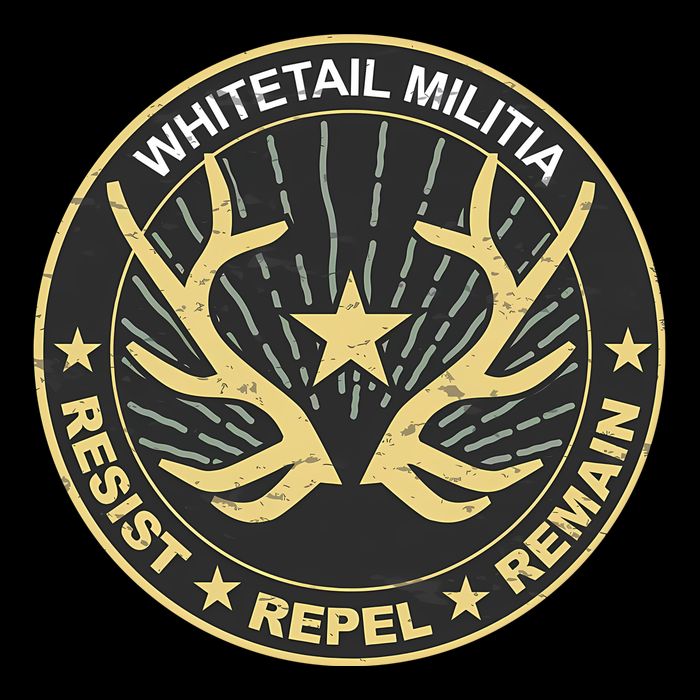 Whitetail Militia V-Neck T-Shirt