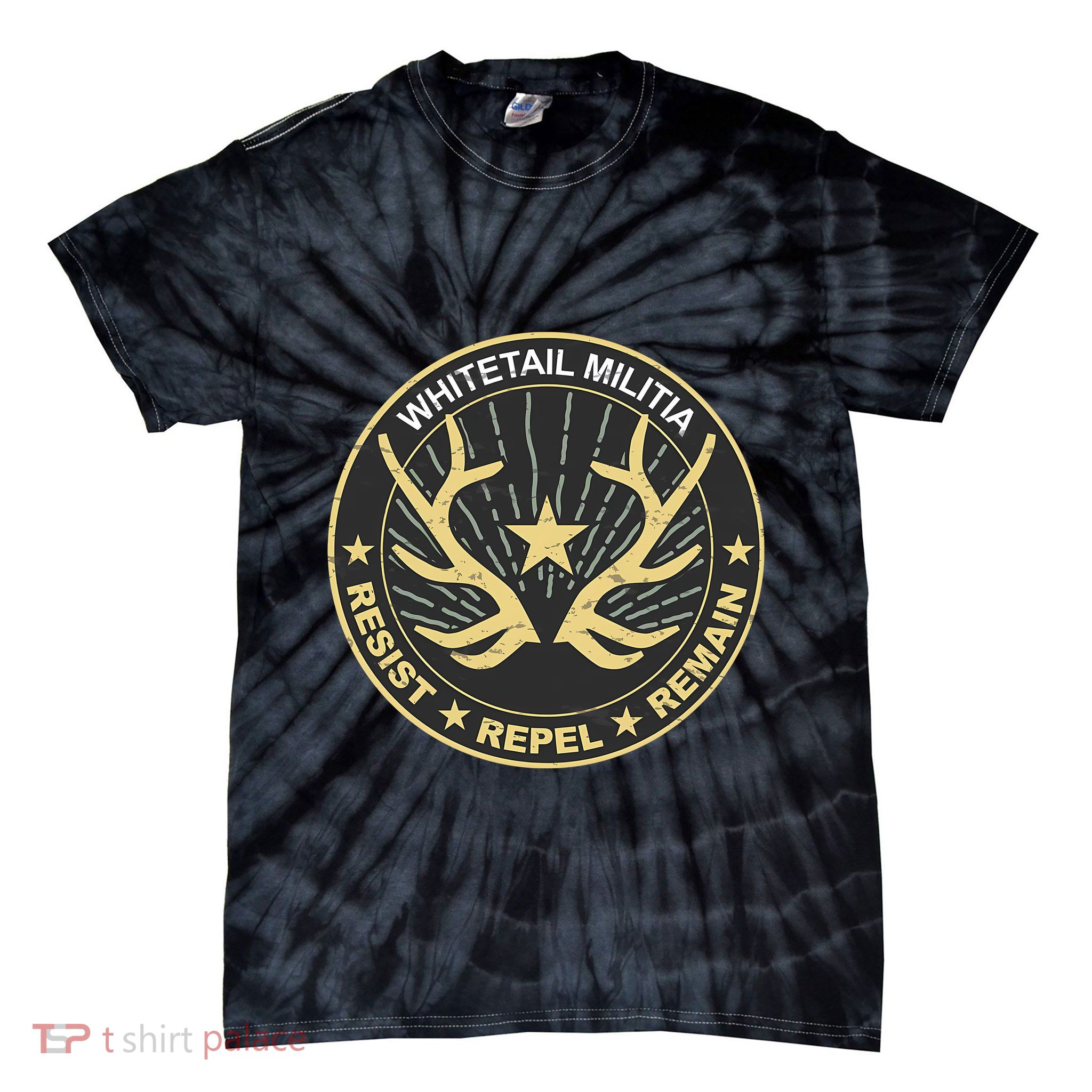Whitetail Militia Tie-Dye T-Shirt