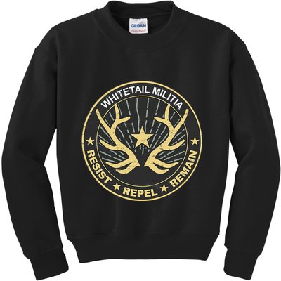 Whitetail Militia Kids Sweatshirt