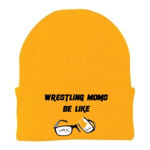 Wrestling Mom Knit Cap Winter Beanie