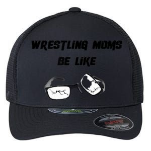 Wrestling Mom Flexfit Unipanel Trucker Cap