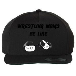 Wrestling Mom Wool Snapback Cap