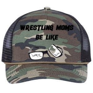 Wrestling Mom Retro Rope Trucker Hat Cap