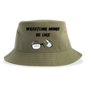 Wrestling Mom Sustainable Bucket Hat