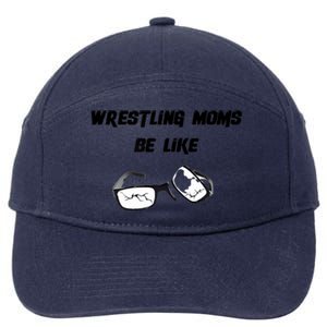 Wrestling Mom 7-Panel Snapback Hat