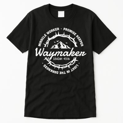 Waymaker Miracle Worker Promise Keeper Jesus Christ Tall T-Shirt